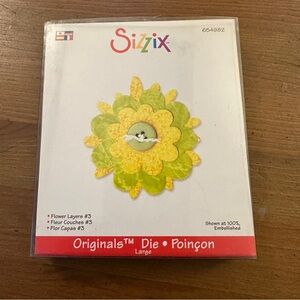 Sizzix Bigz BIGkick/Big Shot Originals Die Flower Layers #3 654982 Crafting